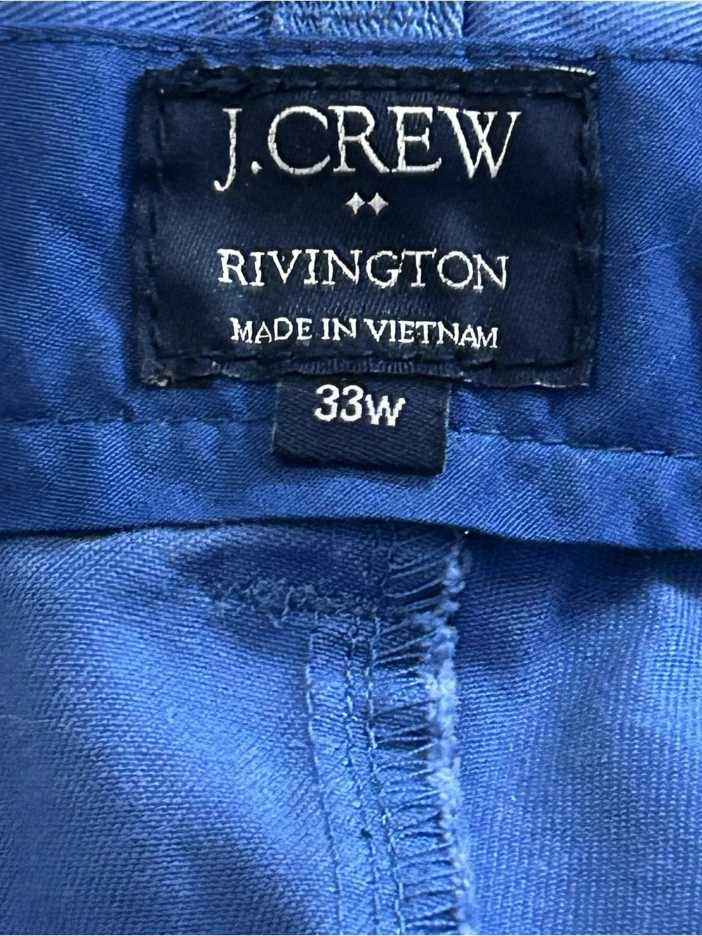 J. Crew Mens Rivington Chino Shorts Size 33 Blue 10” Inseam Lot Of 2